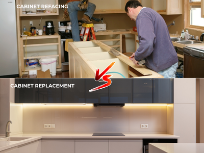 Cabinet Refacing vs. Replacement