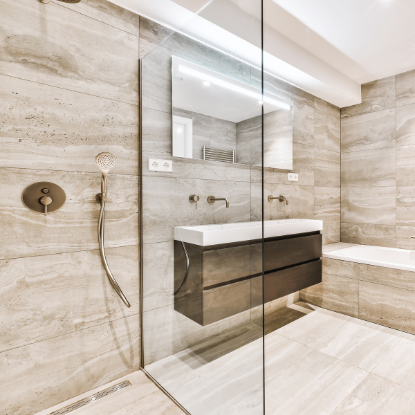 Modern custom bathroom vanity — Toronto